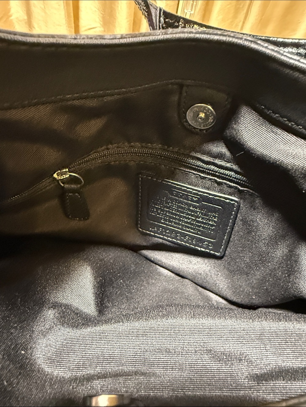 Coach Soho Black Leather Hobo Shoulder Bag | Style F19453 - Picture 9 of 15